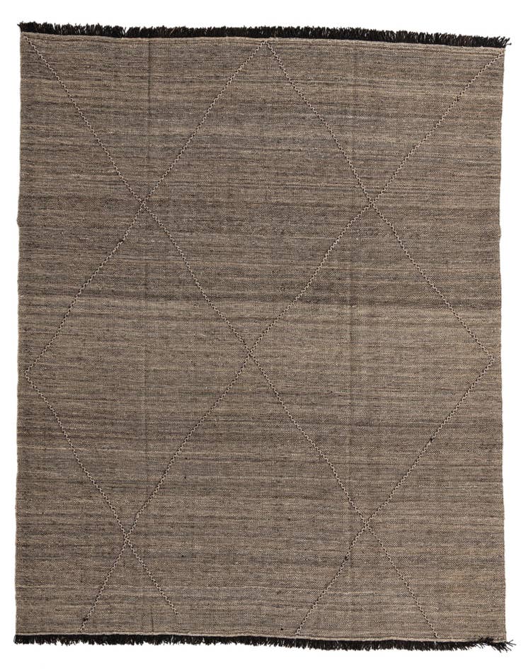 Detail image of 8' 6 x 9' 9 Hand Knotted Moroccan Wool Rug