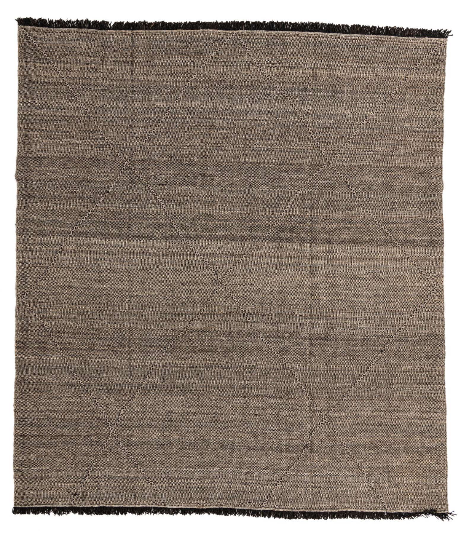 8' 6 x 9' 9 Hand Knotted Moroccan Wool Rug