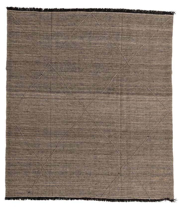 8' 6 x 9' 9 Hand Knotted Moroccan Wool Rug