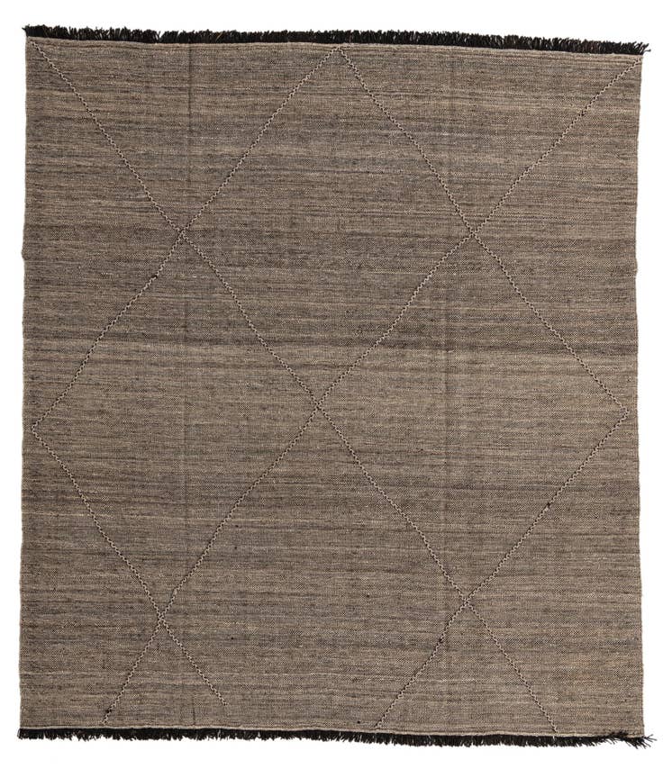 Detail image of 8' 6 x 9' 9 Hand Knotted Moroccan Wool Rug