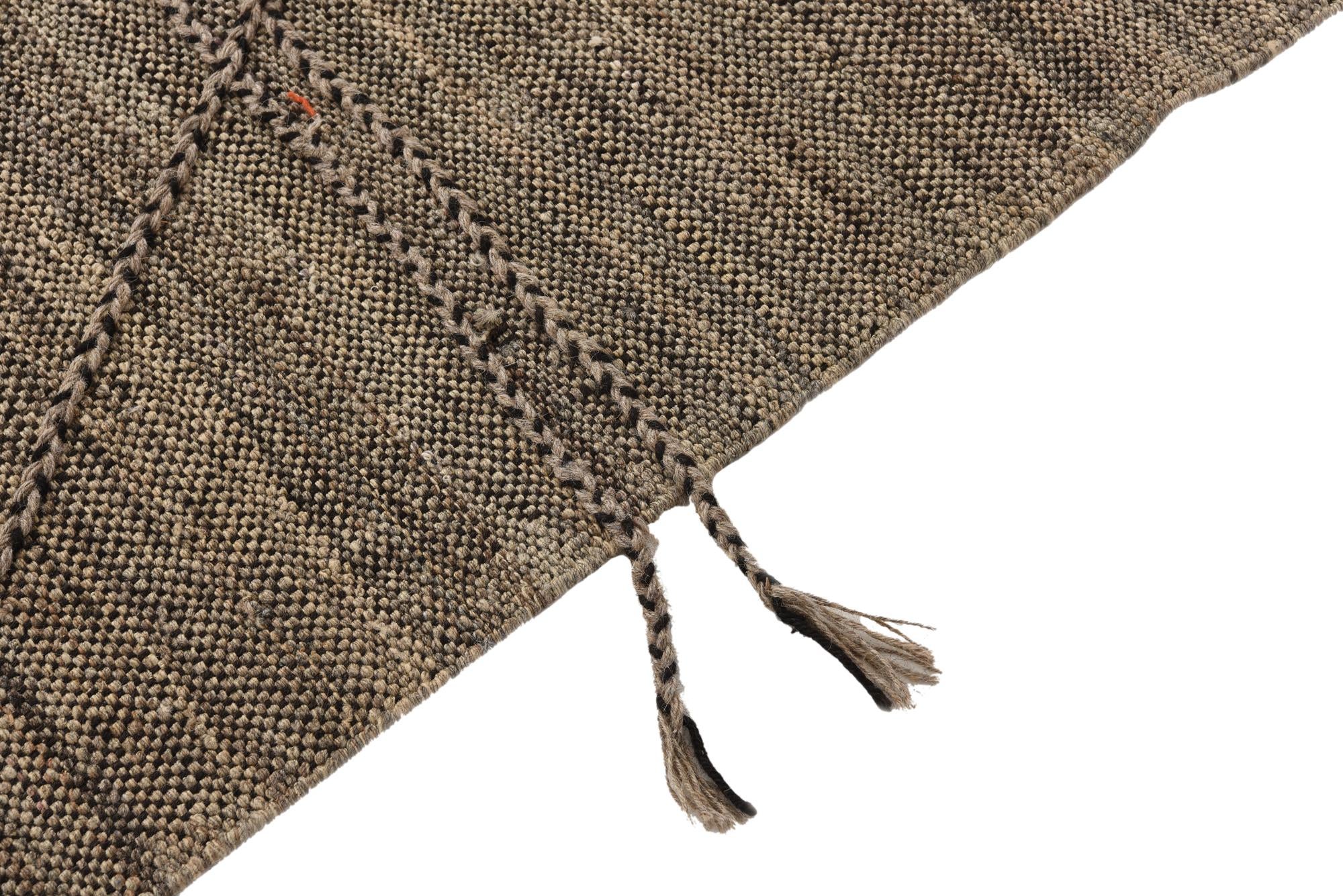 8' 4 x 9' 8 Hand Knotted Moroccan Wool Rug