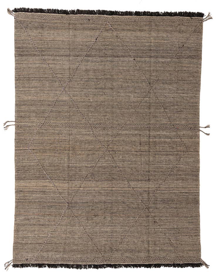 Detail image of 8' 4 x 9' 8 Hand Knotted Moroccan Wool Rug