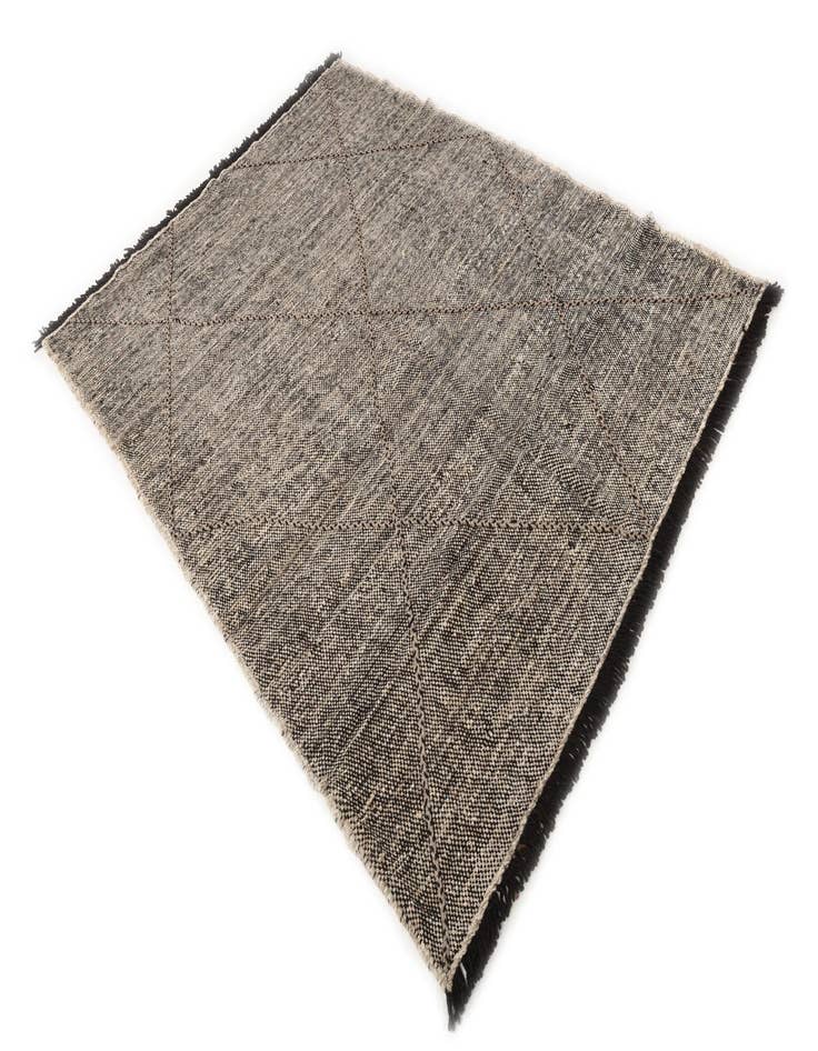 Detail image of 5' 10 x 7' 7 Hand Knotted Moroccan Wool Rug