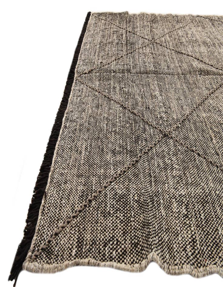Detail image of 5' 10 x 7' 7 Hand Knotted Moroccan Wool Rug
