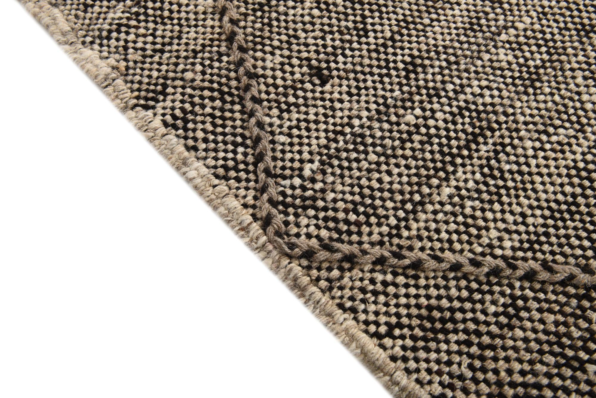 5' 10 x 7' 7 Hand Knotted Moroccan Wool Rug