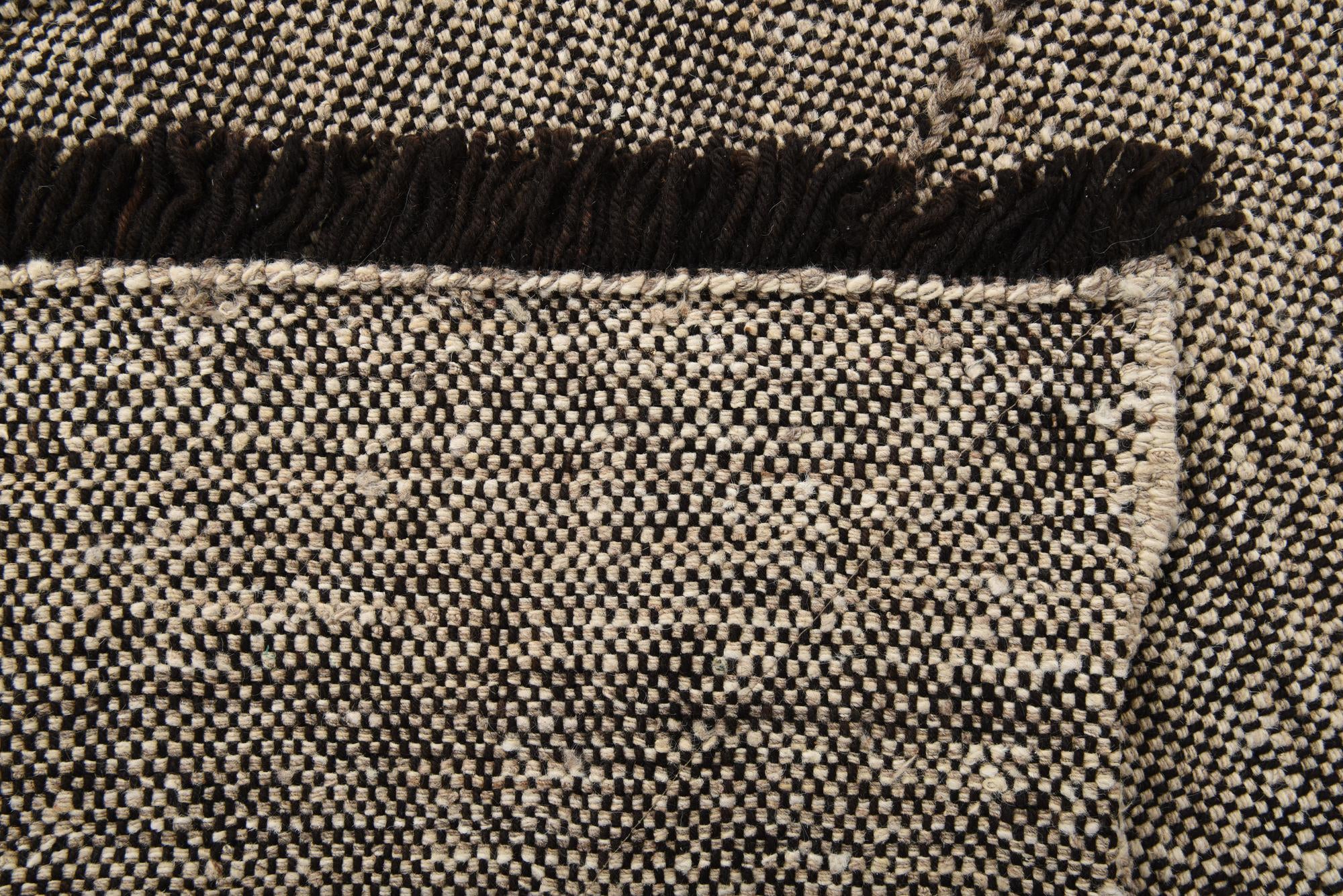 5' 10 x 7' 7 Hand Knotted Moroccan Wool Rug