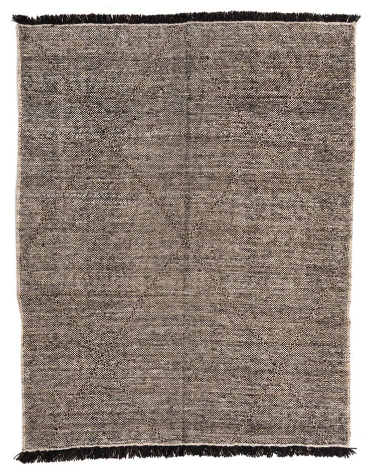 Detail image of 5' 10 x 7' 7 Hand Knotted Moroccan Wool Rug