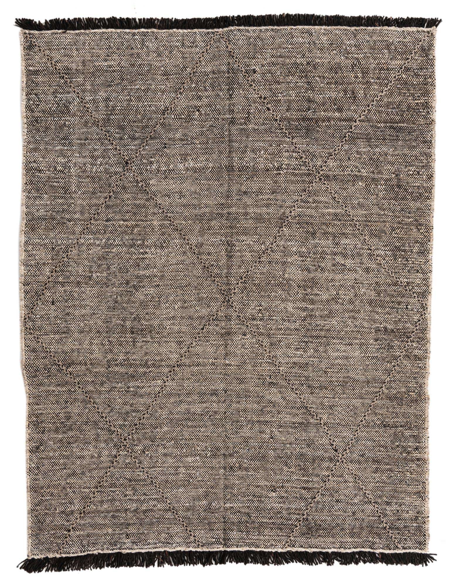 5' 10 x 7' 7 Hand Knotted Moroccan Wool Rug