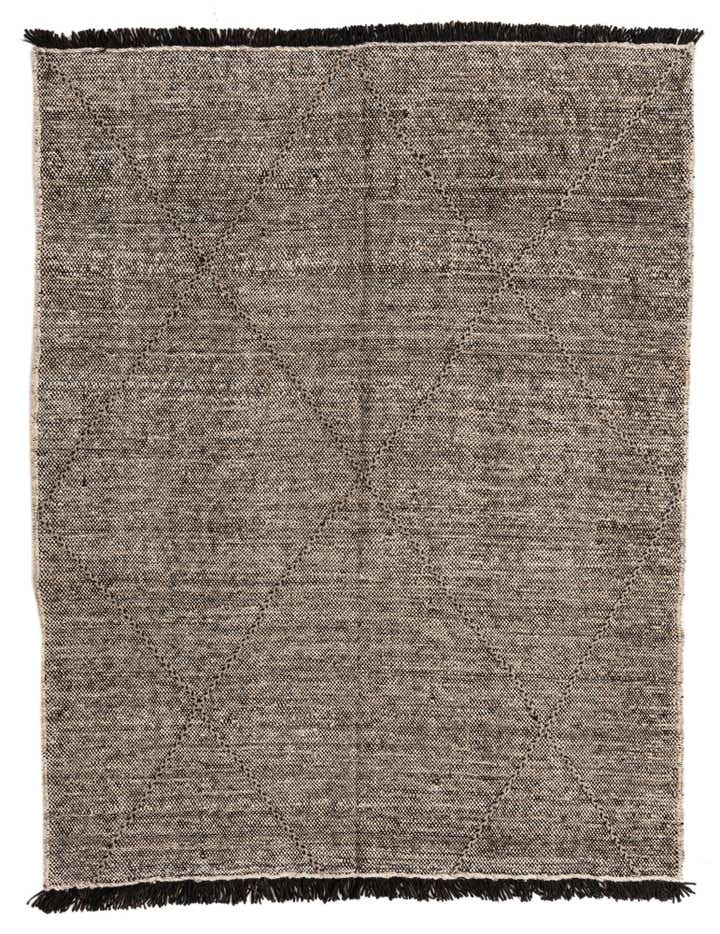 5' 10 x 7' 7 Hand Knotted Moroccan Wool Rug