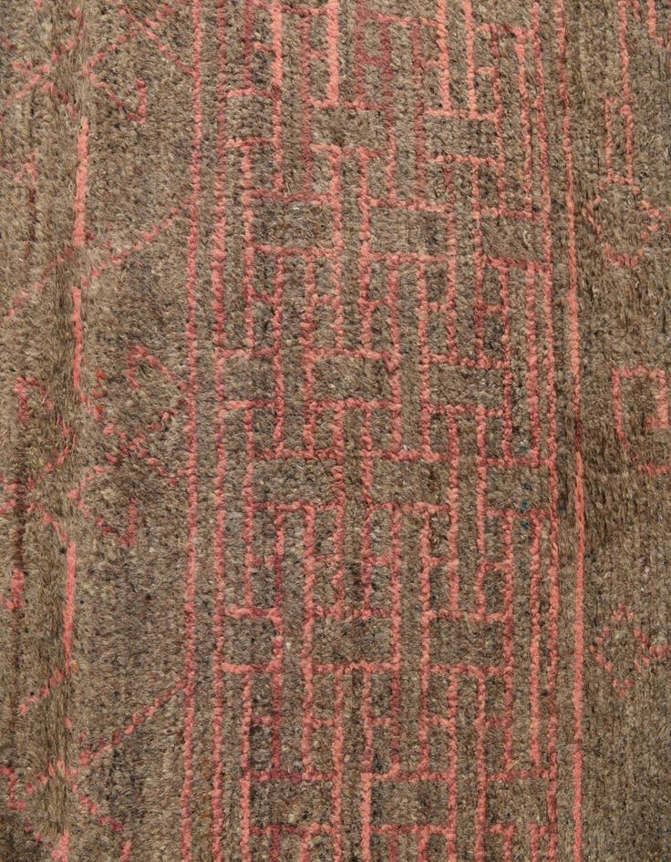 Detail image of 9' 2 x 12' 7  Hand Knotted Moroccan Wool Rug