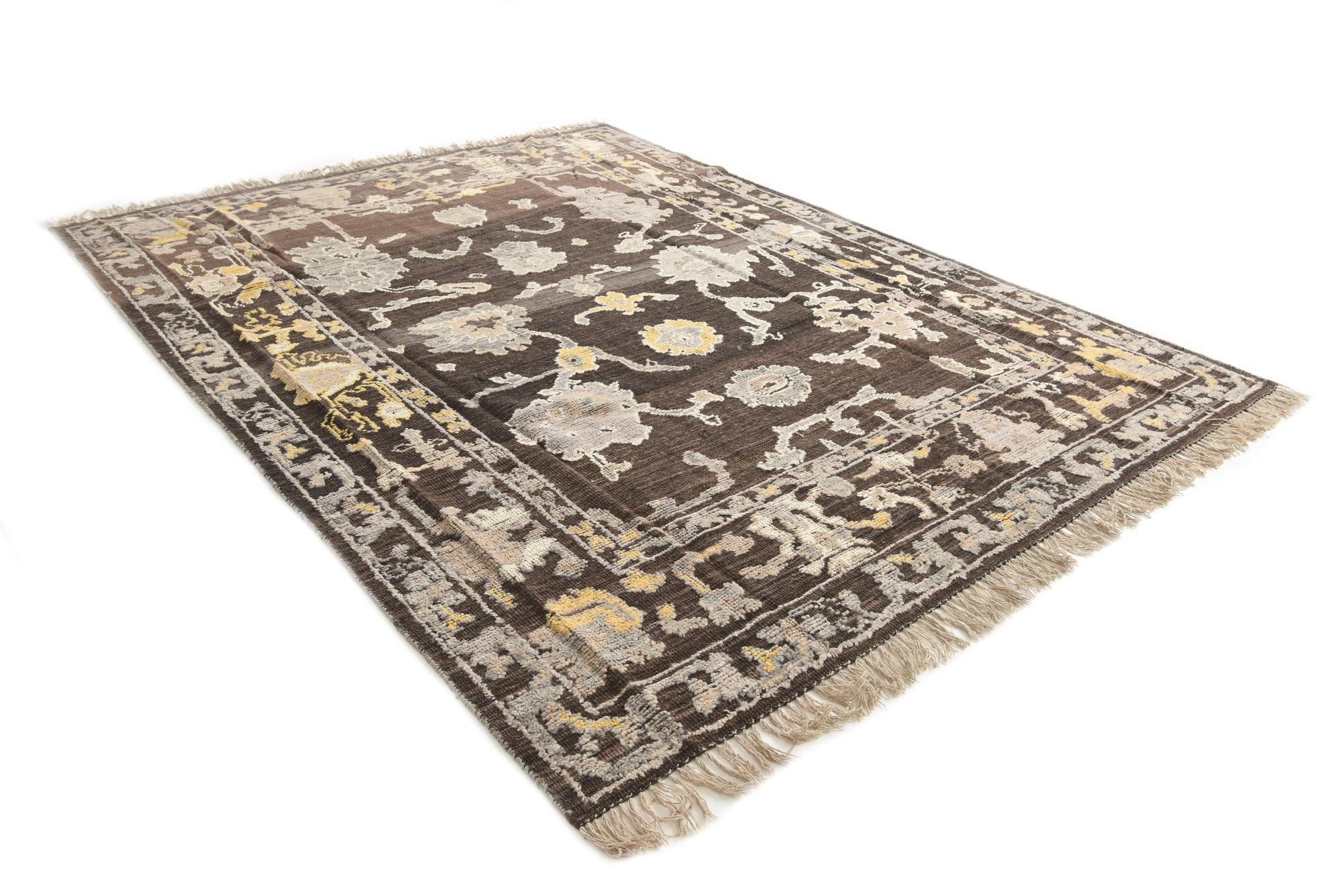 8' x 10' 3 Hand Knotted Moroccan Wool Rug