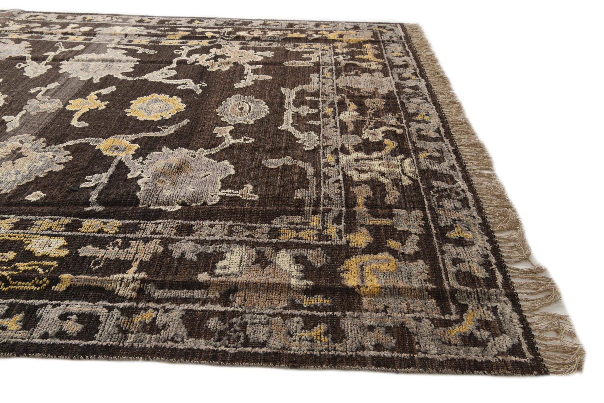 8' x 10' 3 Hand Knotted Moroccan Wool Rug