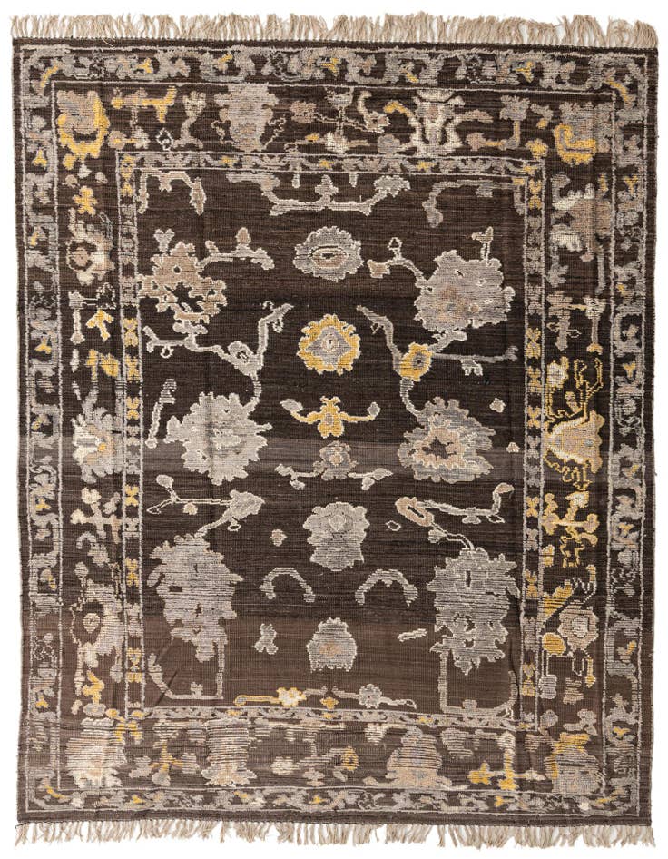 Detail image of 8' x 10' 3 Hand Knotted Moroccan Wool Rug