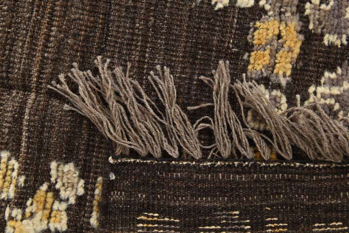 7' 10 x 10' 2 Hand Knotted Moroccan Wool Rug