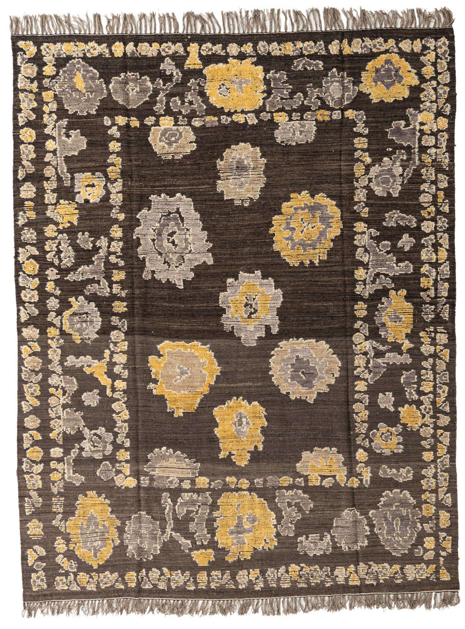 7' 10 x 10' 2 Hand Knotted Moroccan Wool Rug