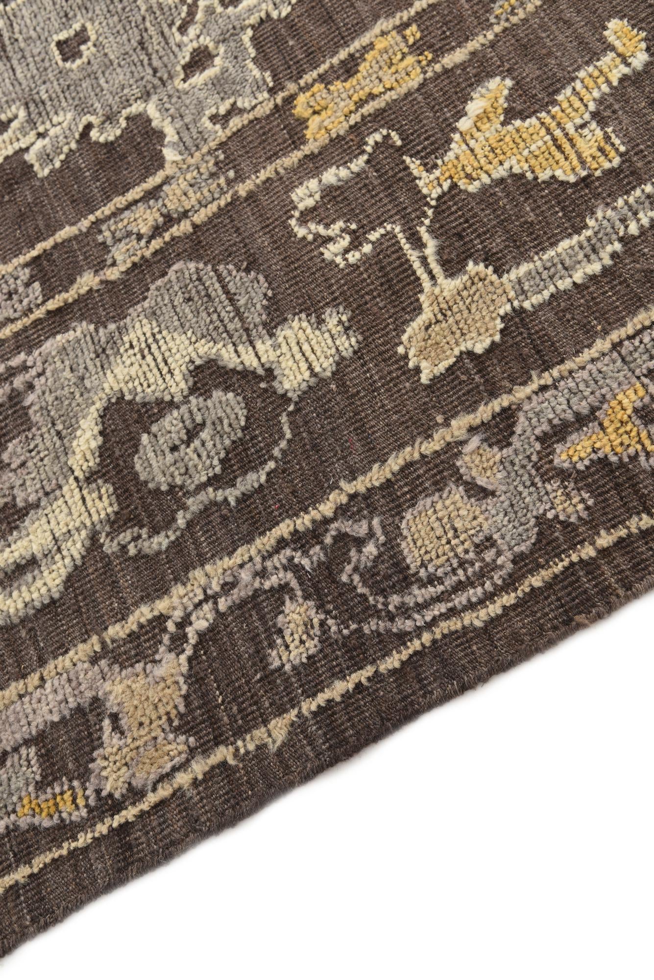10' x 14' 3 Hand Knotted Moroccan Wool Rug