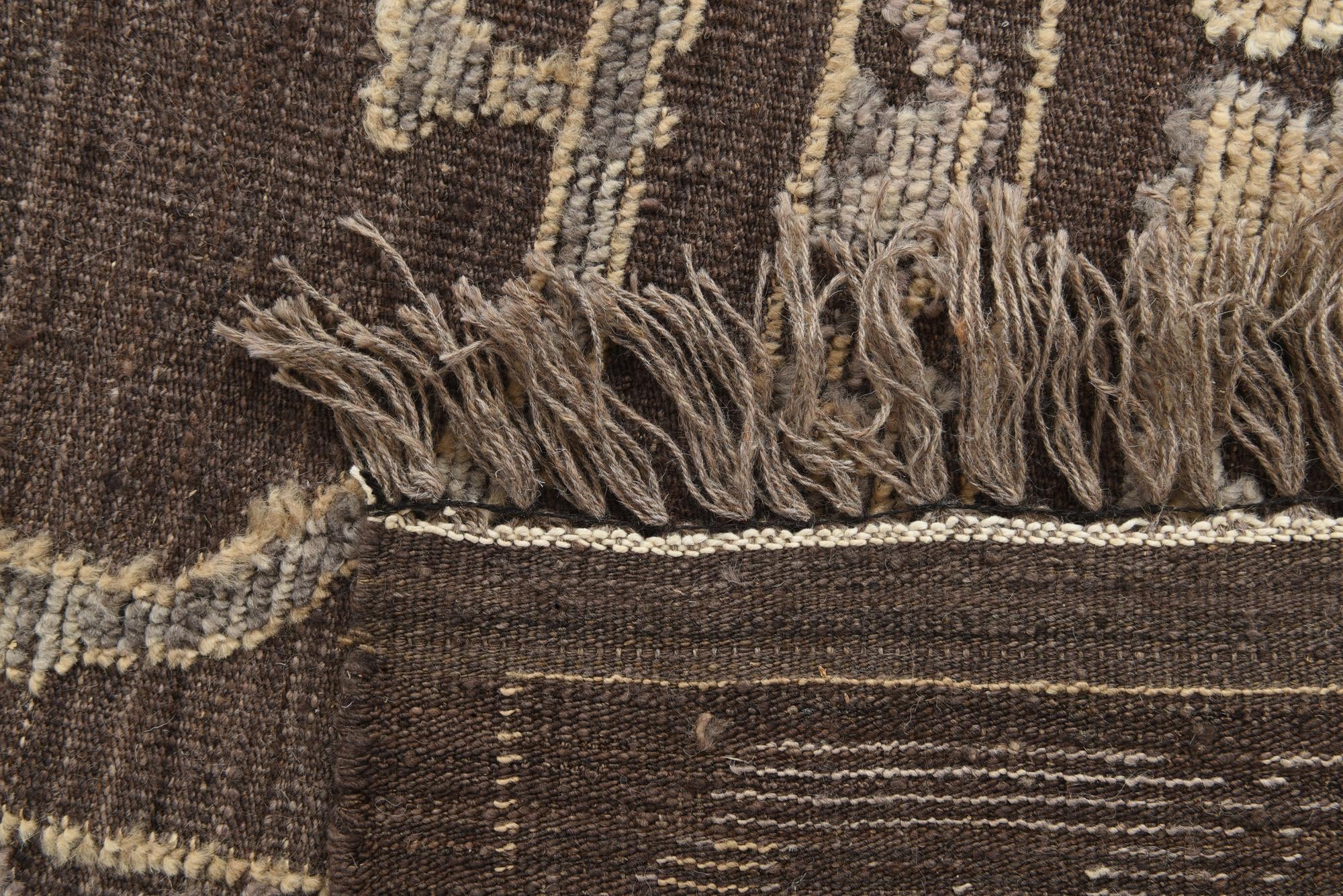10' x 14' 3 Hand Knotted Moroccan Wool Rug
