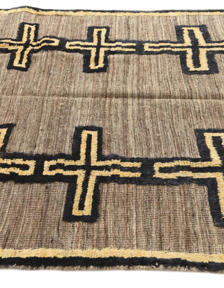 Detail image of 5' 1 x 6' 10  Hand Knotted Moroccan Wool Rug