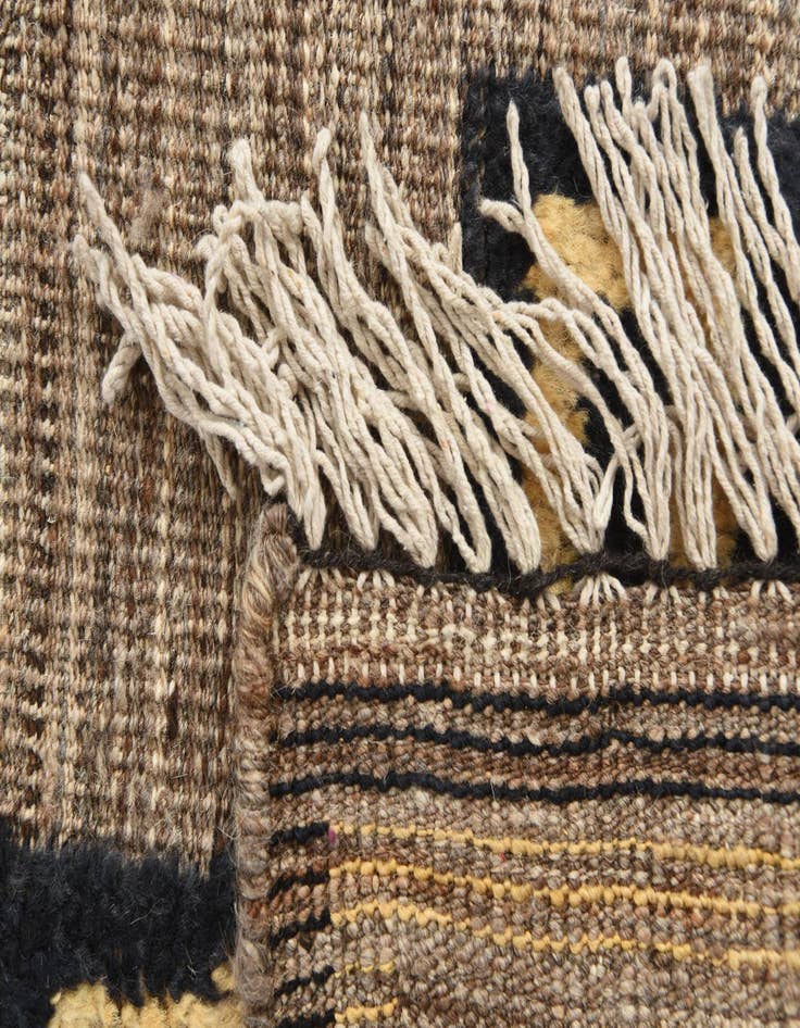 Detail image of 5' 1 x 6' 10  Hand Knotted Moroccan Wool Rug