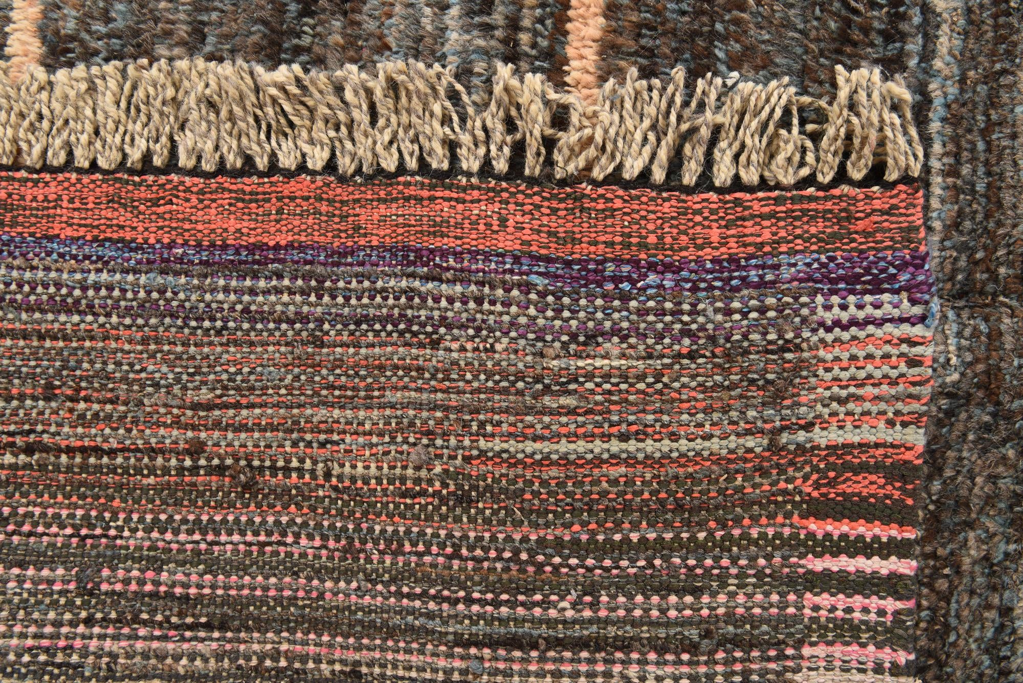 8' 9 x 12' 9 Hand Knotted Moroccan Wool Rug