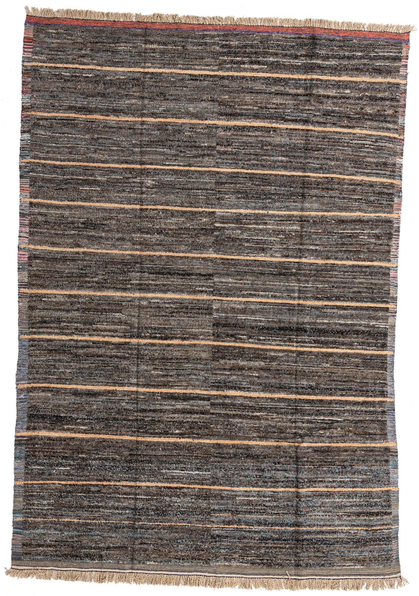 8' 9 x 12' 9 Hand Knotted Moroccan Wool Rug