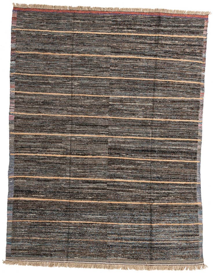 Detail image of 8' 9 x 12' 9 Hand Knotted Moroccan Wool Rug