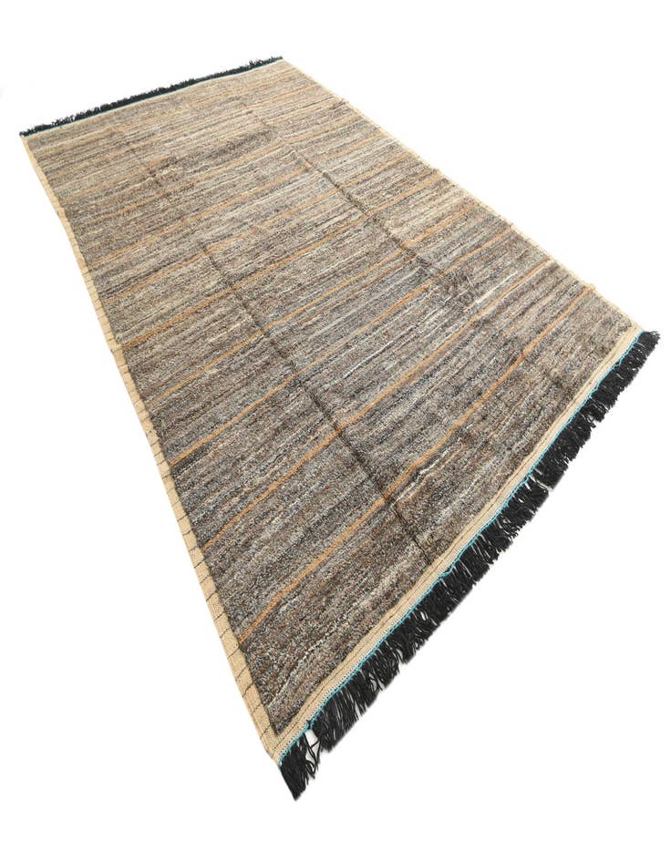 Detail image of 9' 1 x 13' 1  Hand Knotted Moroccan Wool Rug