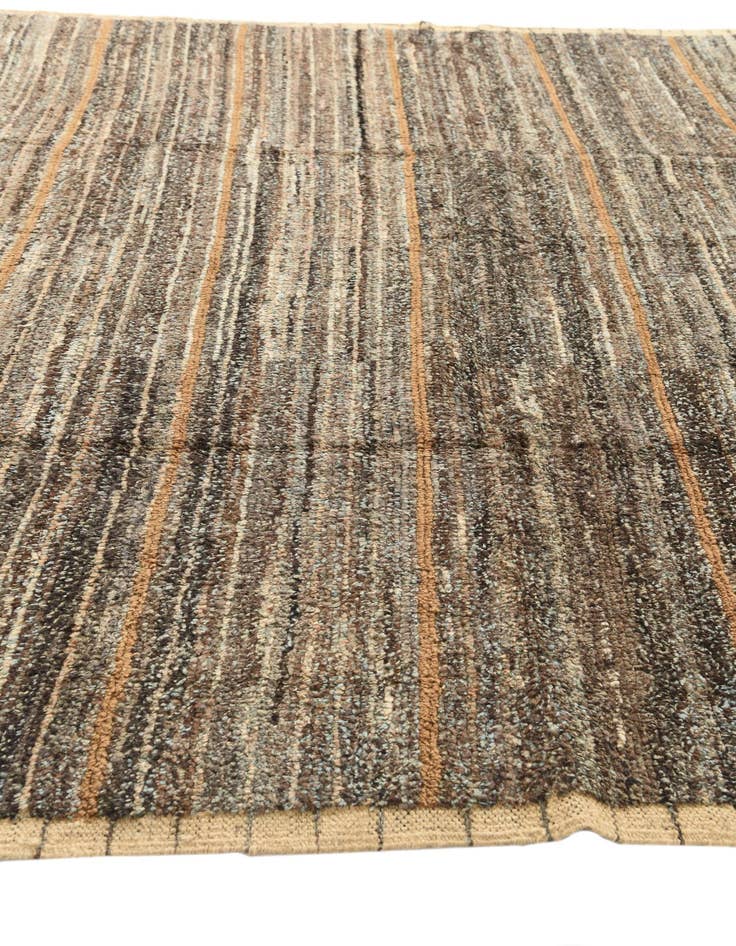 Detail image of 9' 1 x 13' 1  Hand Knotted Moroccan Wool Rug