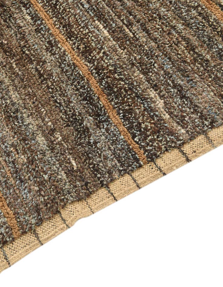 Detail image of 9' 1 x 13' 1  Hand Knotted Moroccan Wool Rug