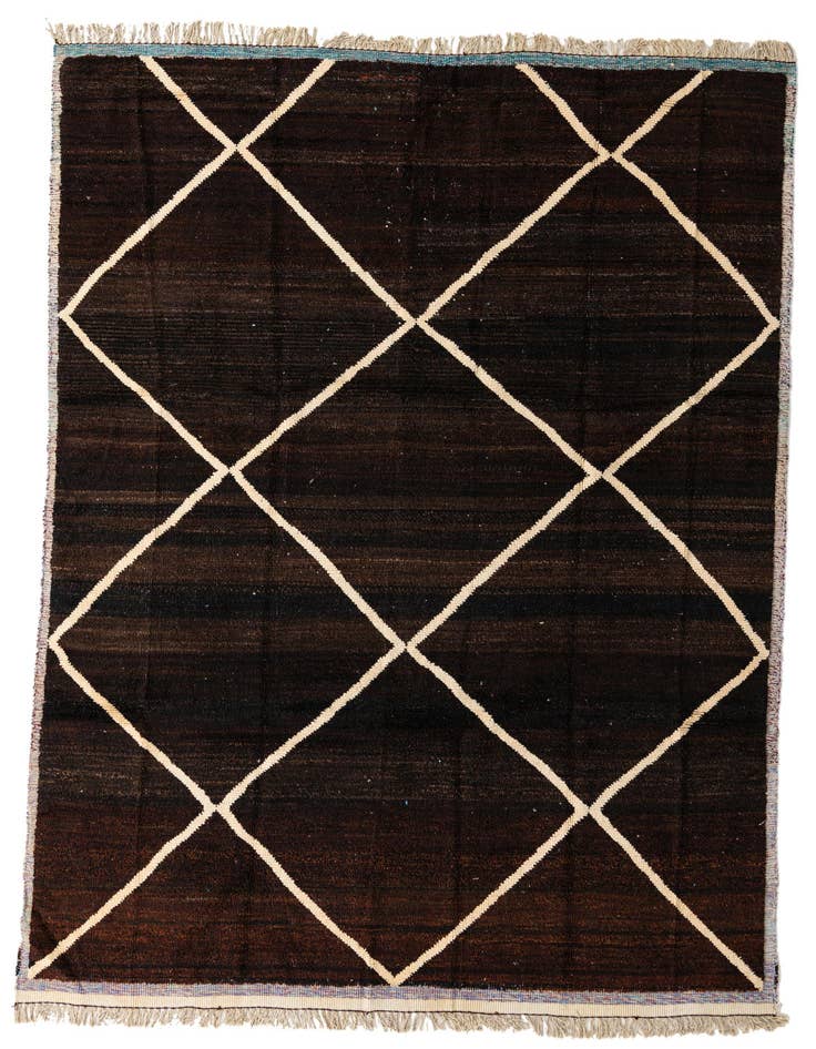 Detail image of 8' 10 x 12' 1 Hand Knotted Moroccan Wool Rug