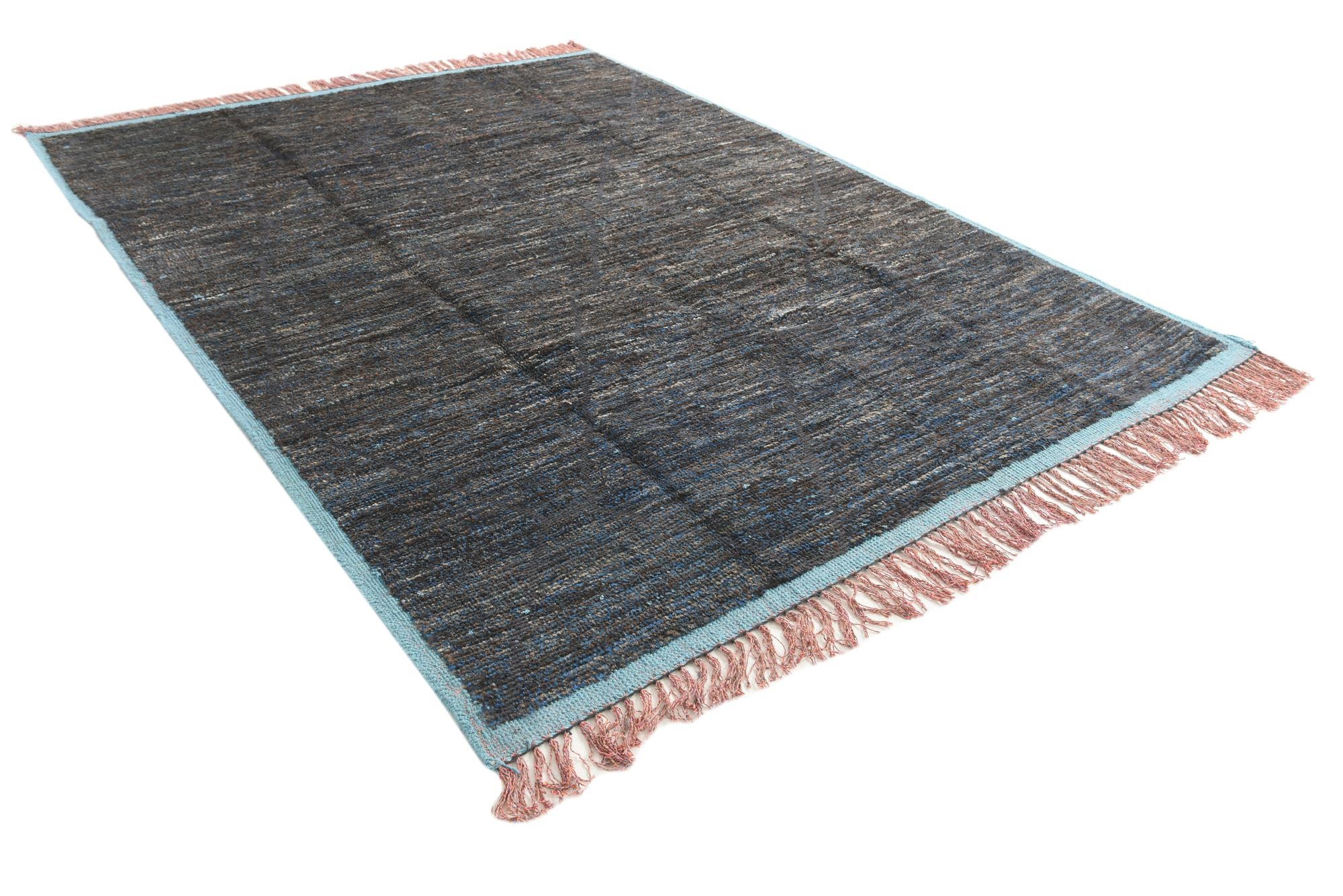 7' 10 x 10' 6 Hand Knotted Moroccan Wool Rug