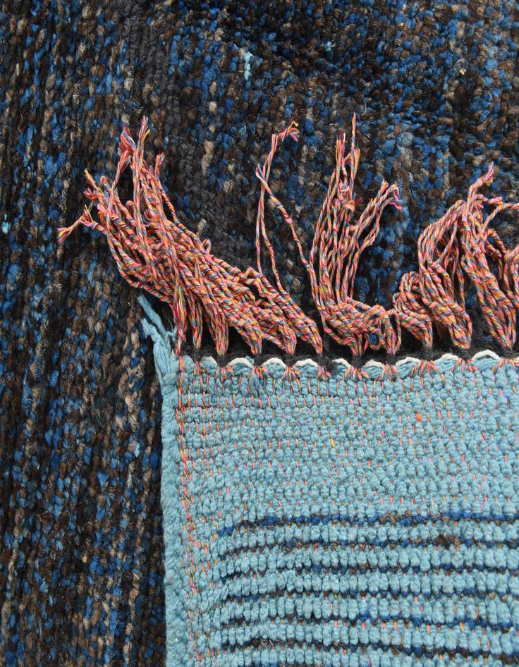 Detail image of 7' 10 x 10' 6  Hand Knotted Moroccan Wool Rug