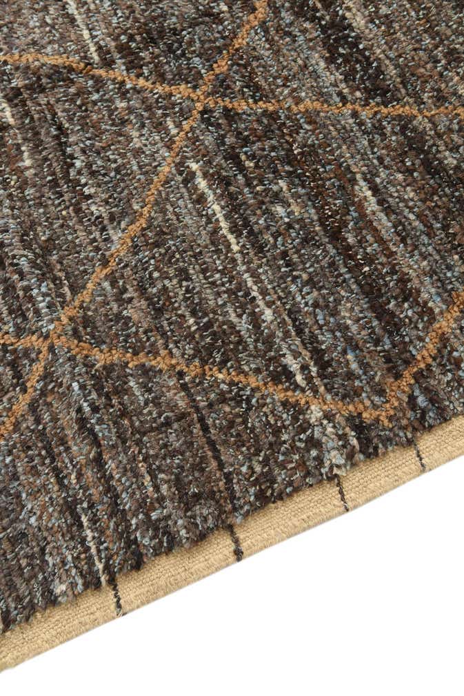 8' x 10' 4 Hand Knotted Moroccan Wool Rug