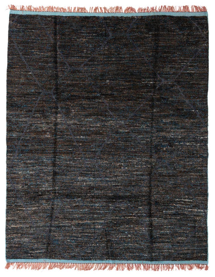 Detail image of 7' 10 x 10' 3 Hand Knotted Moroccan Wool Rug