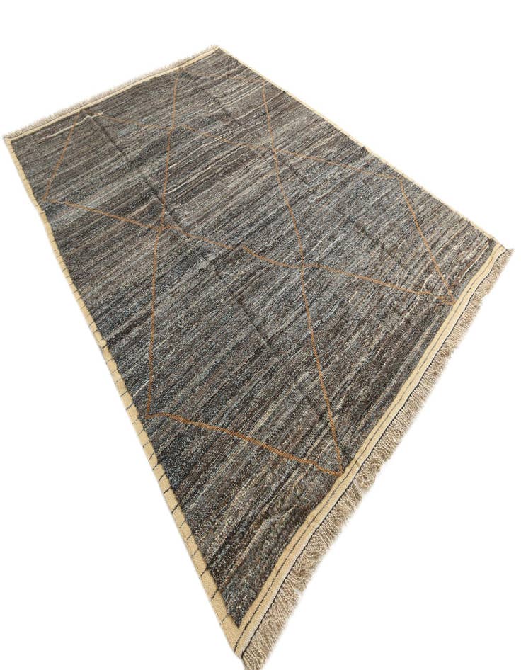 Detail image of 9' 3 x 12' 2  Hand Knotted Moroccan Wool Rug