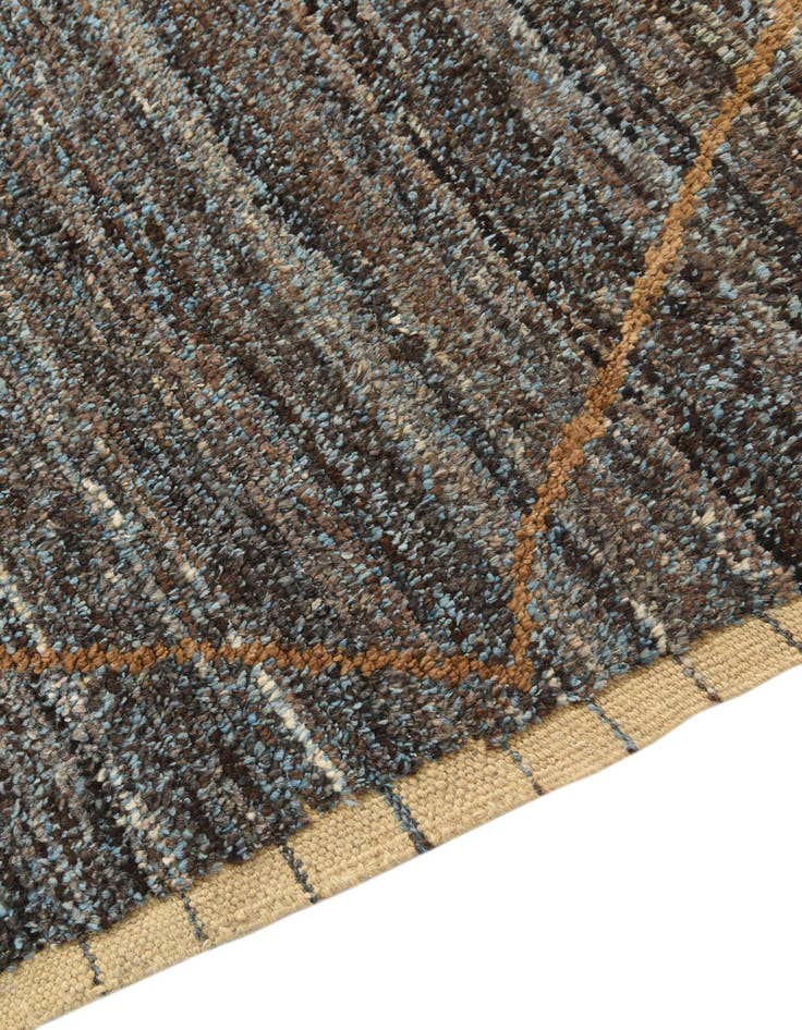 Detail image of 9' 3 x 12' 2  Hand Knotted Moroccan Wool Rug