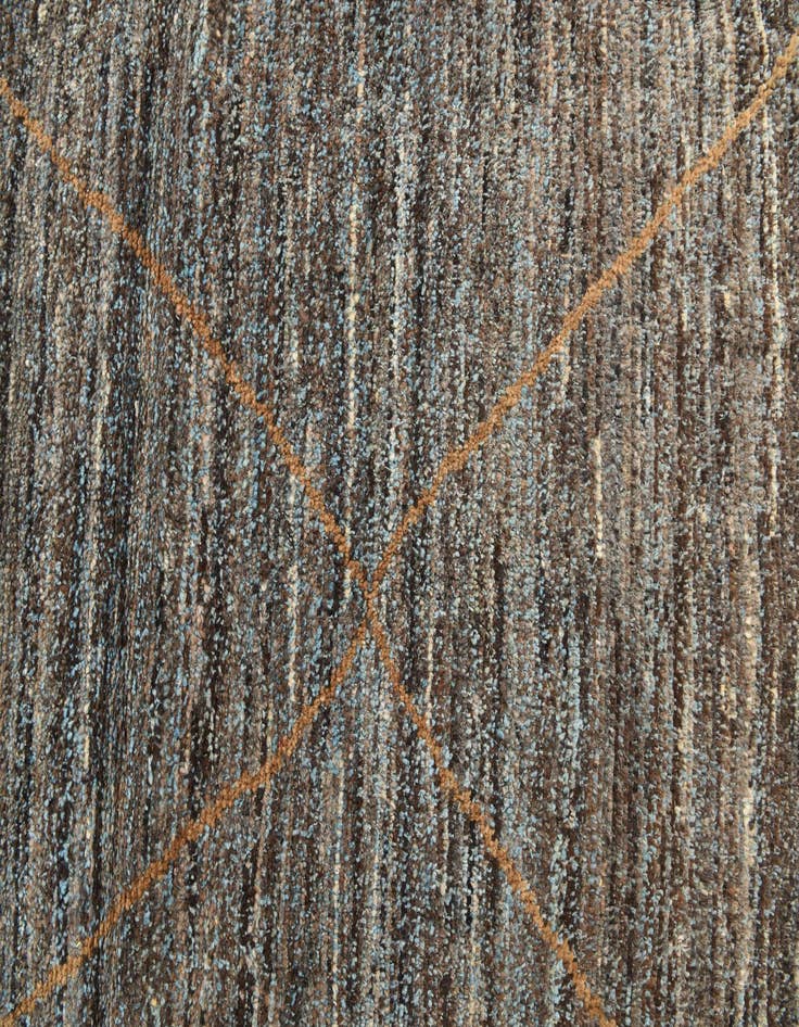 Detail image of 9' 3 x 12' 2  Hand Knotted Moroccan Wool Rug