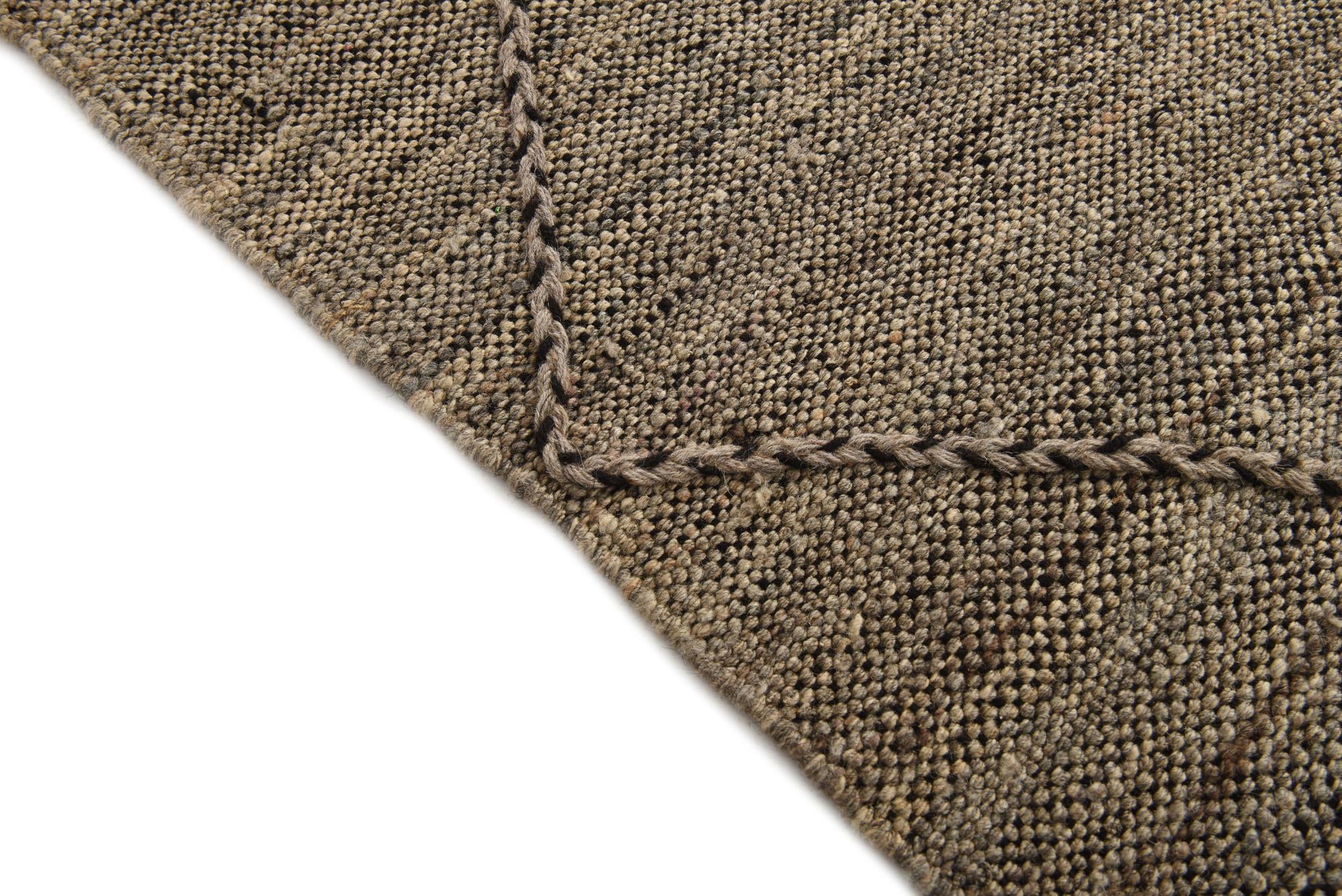 8' 3 x 9' 8 Hand Knotted Moroccan Wool Rug