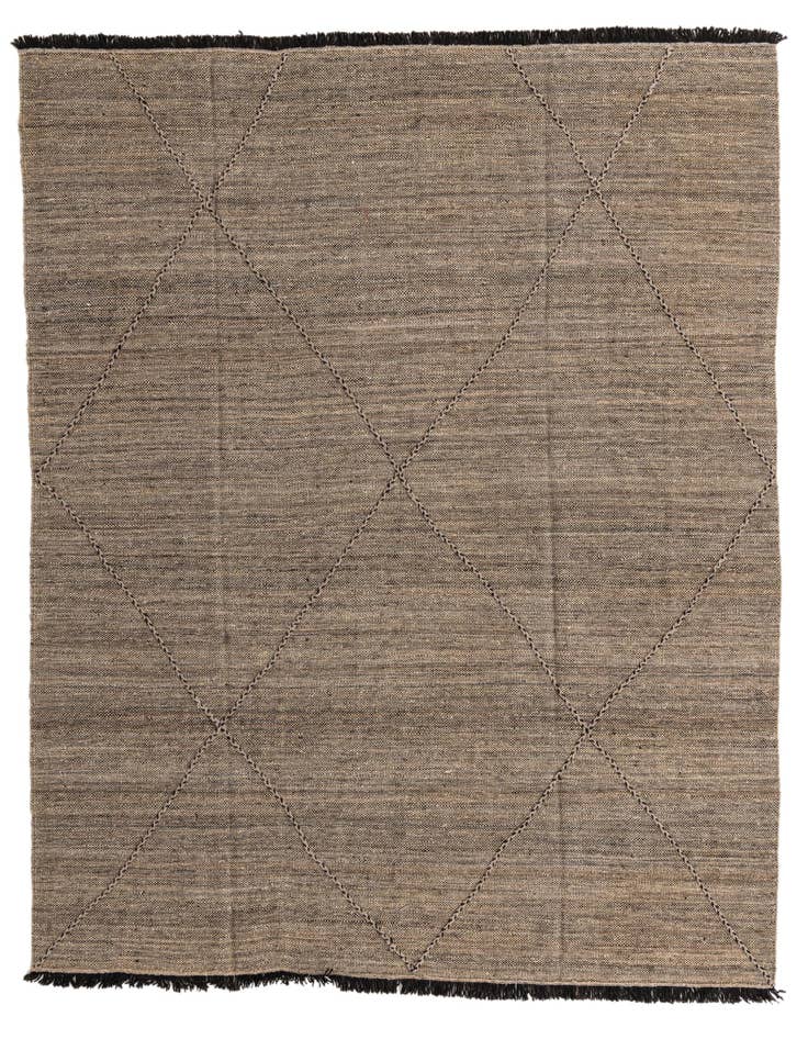 Detail image of 8' 3 x 9' 8 Hand Knotted Moroccan Wool Rug