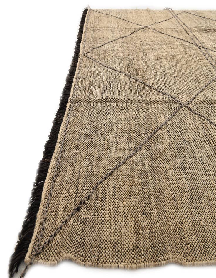 Detail image of 8' 5 x 9' 4  Hand Knotted Moroccan Wool Rug