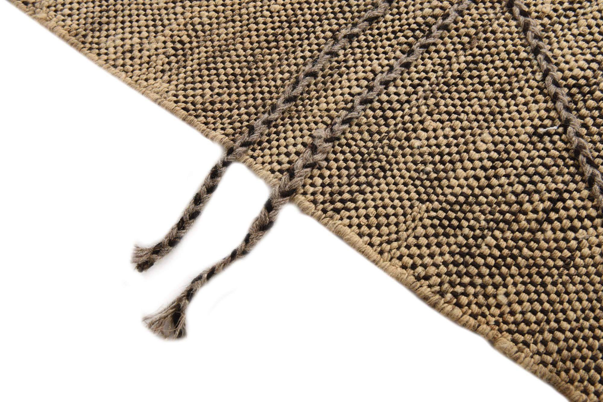 8' 5 x 9' 4 Hand Knotted Moroccan Wool Rug