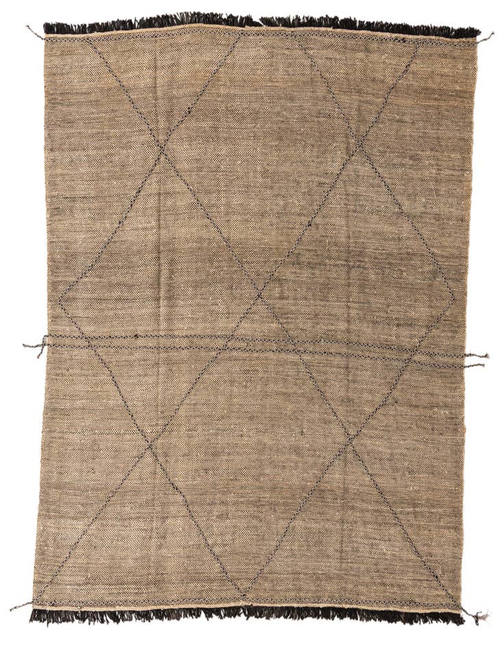 Detail image of 8' 5 x 9' 4 Hand Knotted Moroccan Wool Rug