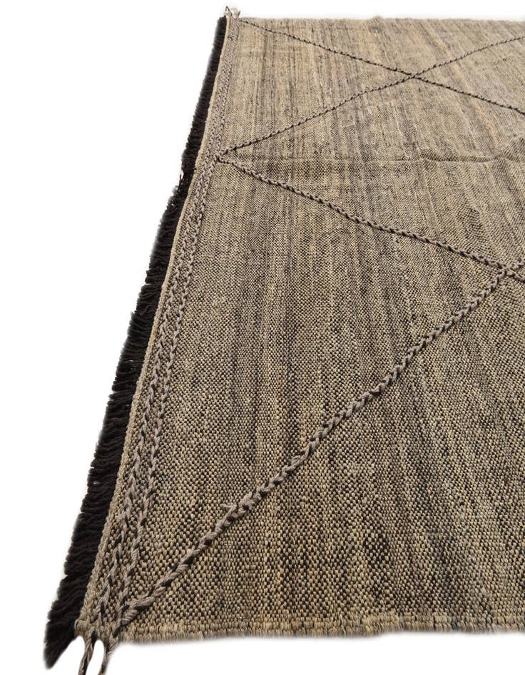 Detail image of 6' 10 x 9' 6  Hand Knotted Moroccan Wool Rug