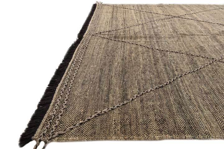 6' 10 x 9' 6 Hand Knotted Moroccan Wool Rug