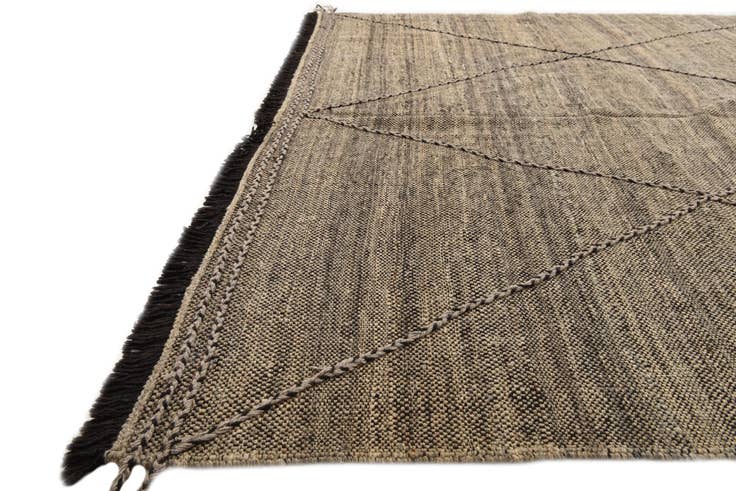 Detail image of 6' 10 x 9' 6 Hand Knotted Moroccan Wool Rug
