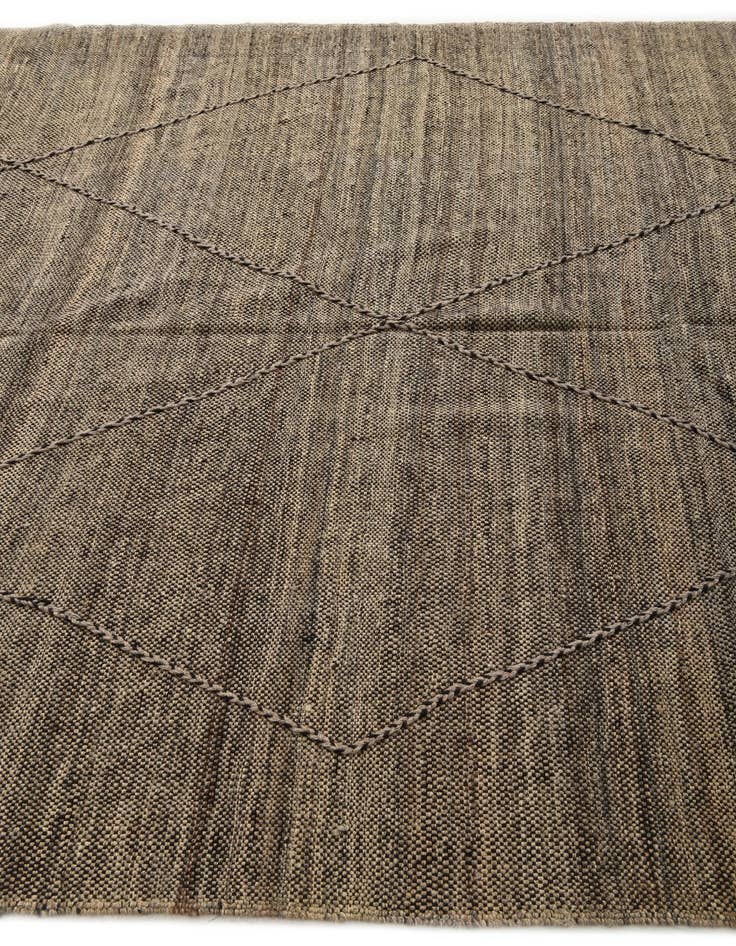 Detail image of 6' 10 x 9' 6  Hand Knotted Moroccan Wool Rug