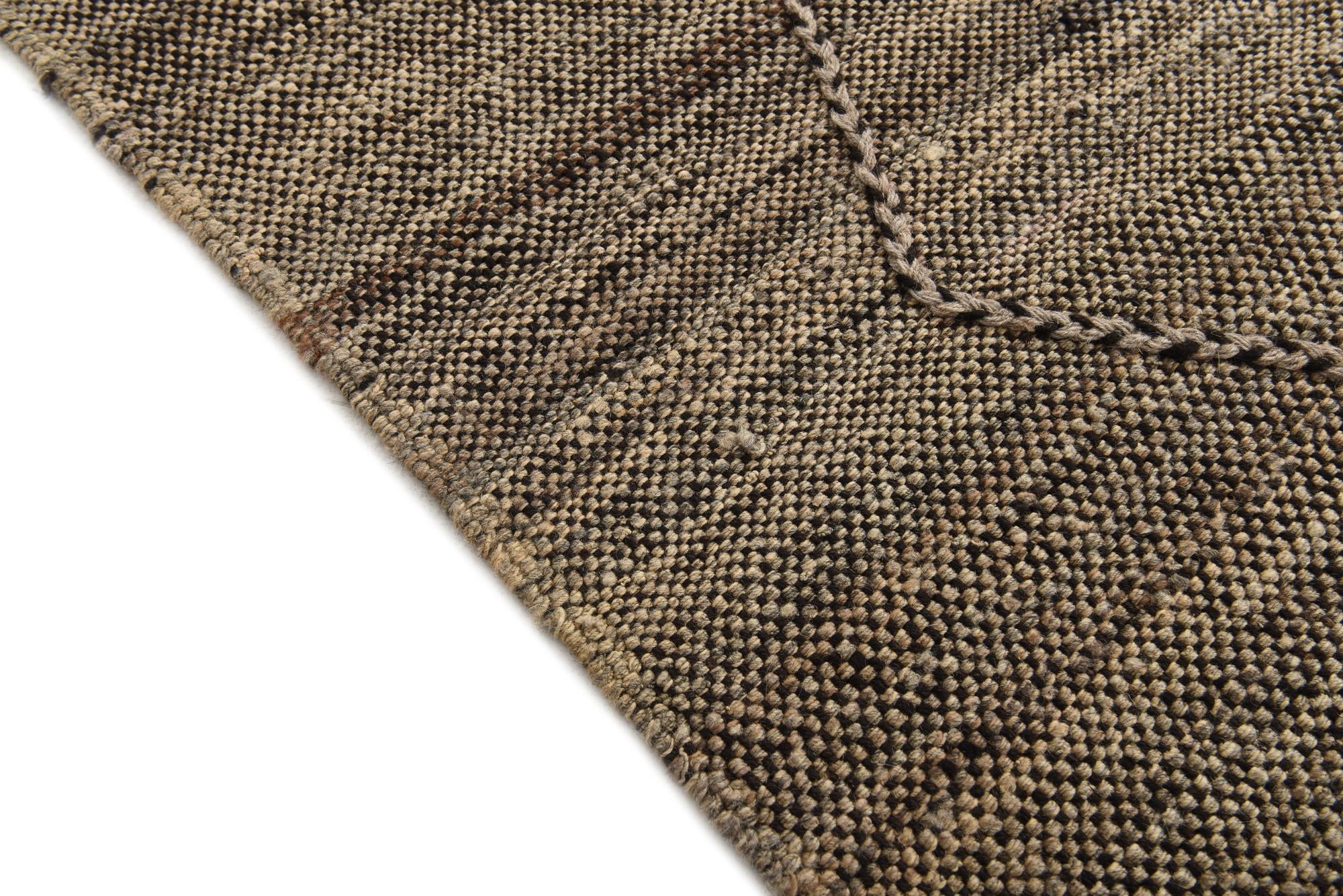 6' 10 x 9' 6 Hand Knotted Moroccan Wool Rug