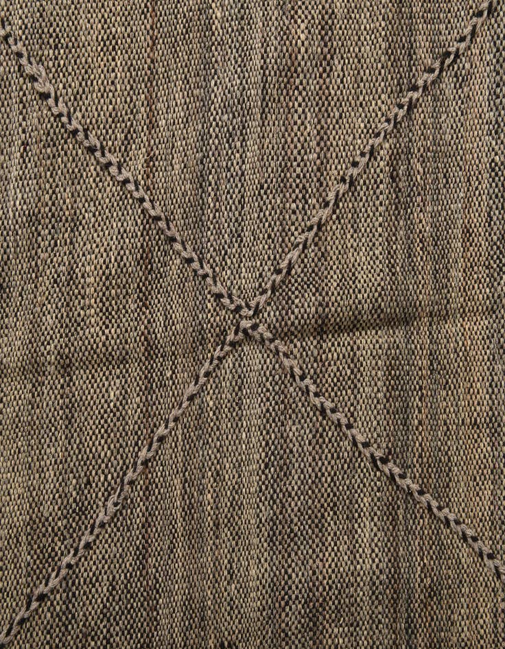 Detail image of 6' 10 x 9' 6  Hand Knotted Moroccan Wool Rug