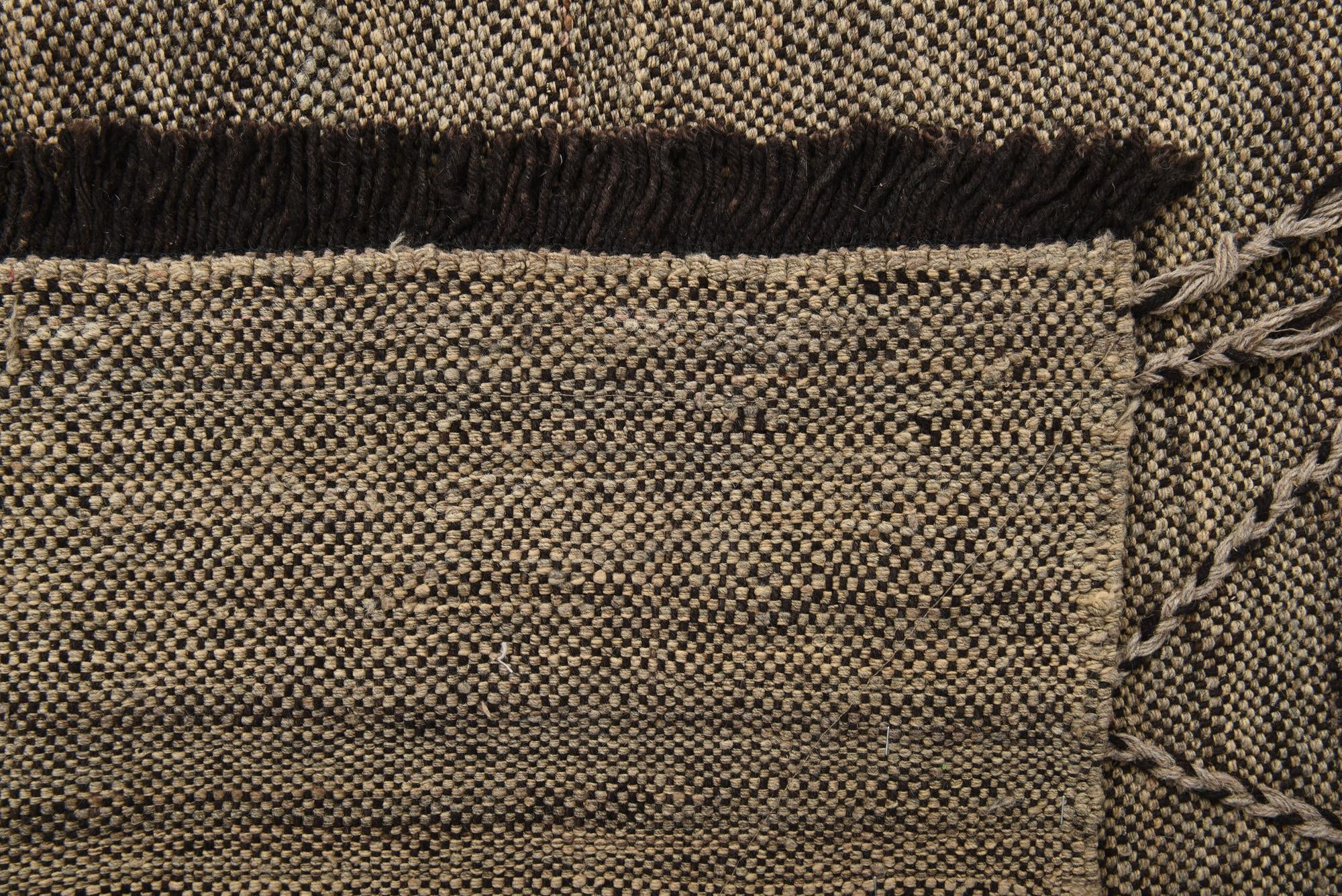 6' 10 x 9' 6 Hand Knotted Moroccan Wool Rug