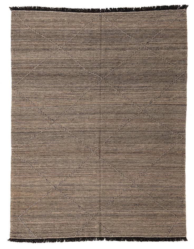 Detail image of 7' x 9' 8 Hand Knotted Moroccan Wool Rug